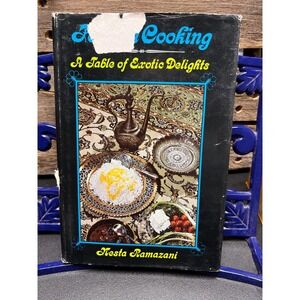 Persian Cooking, Exotic Delights, Nesta Ramadan Illustrated vtg intl cookbook